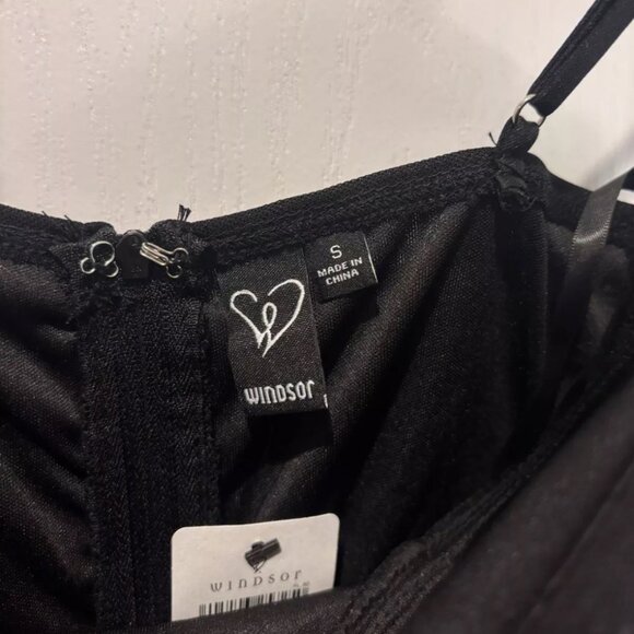 Black Windsor Corset Mini Dress - Picture 5 of 5